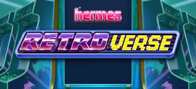 Tampilan visual arcade retro pada game slot RetroVerse